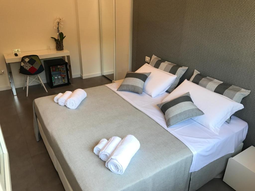 Postel nebo postele na pokoji v ubytování Calamo-Residence- B&B