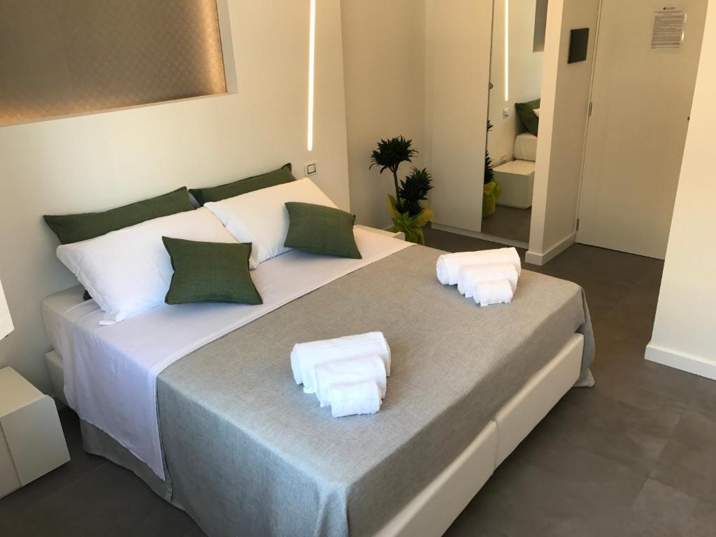 Postel nebo postele na pokoji v ubytování Calamo-Residence- B&B