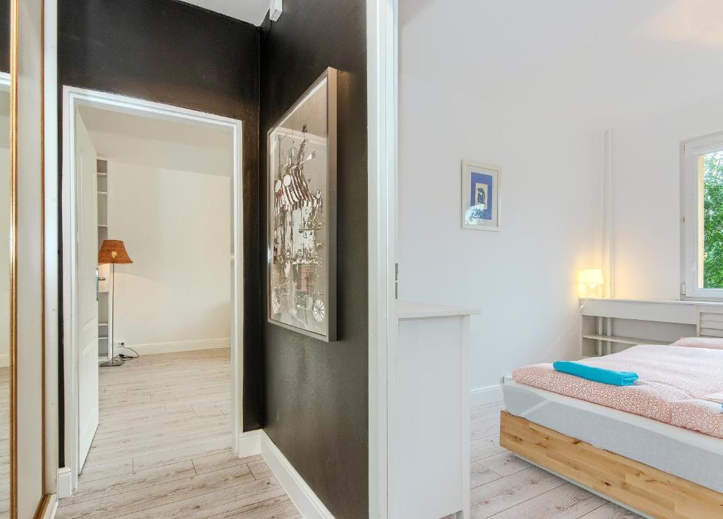 Posteľ alebo postele v izbe v ubytovaní Mieszkanie Flamenco - ACCO RENT