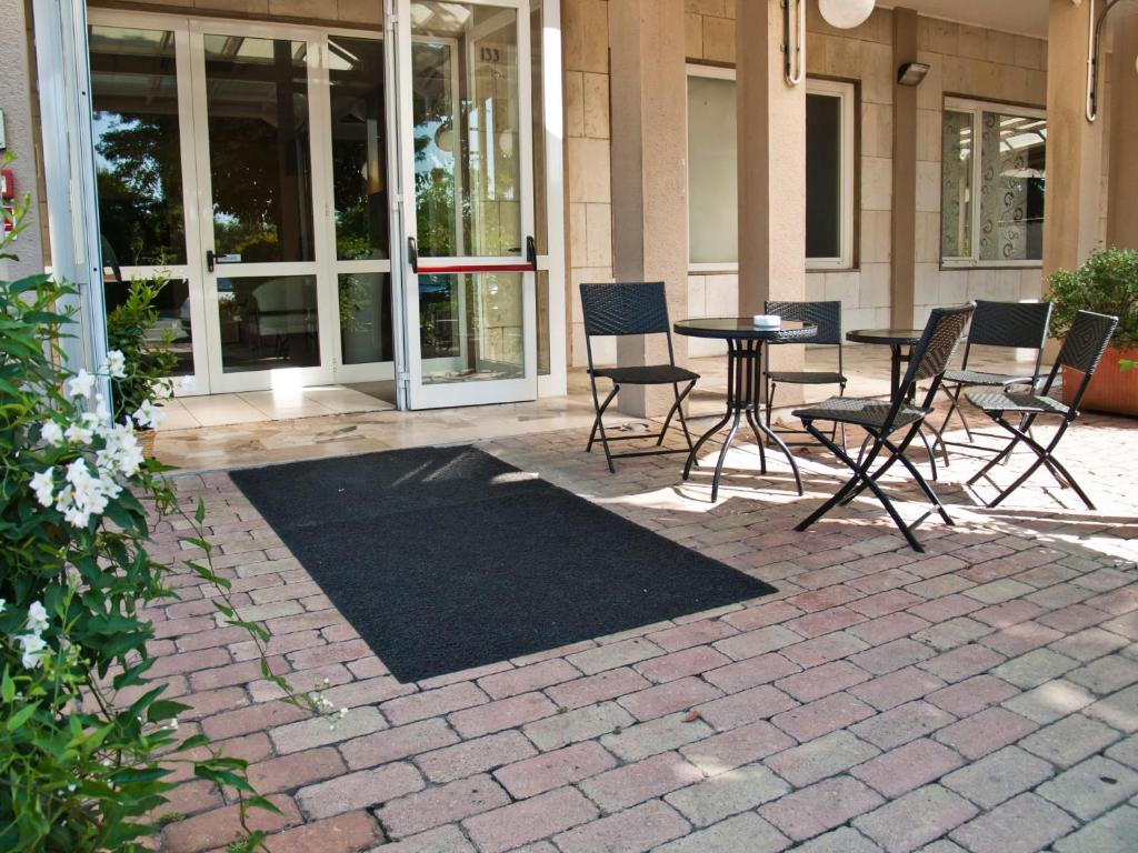Patio nebo venkovní prostory v ubytování Hotel Cremona Viale