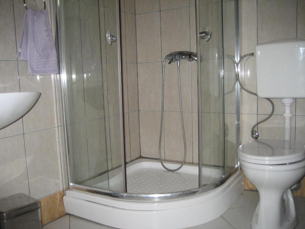 Koupelna v ubytování Guest House Vila Mimoza