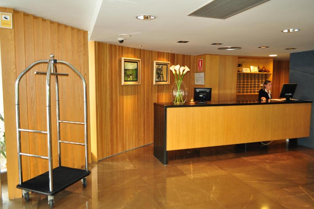 The lobby or reception area at Gran Hotel Victoria