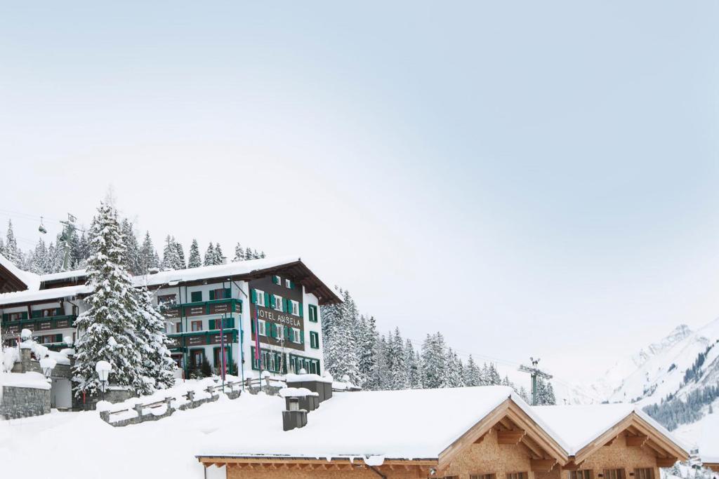 Hotel Angela v zimě