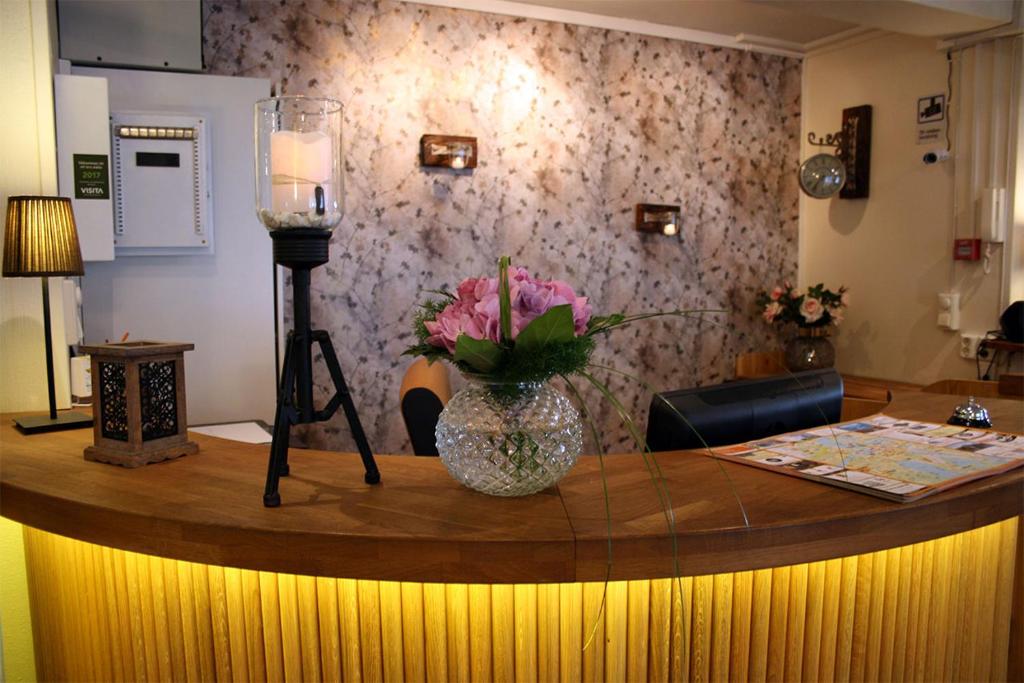 Posezení v ubytování CarlstadCity H Boutique Hotell