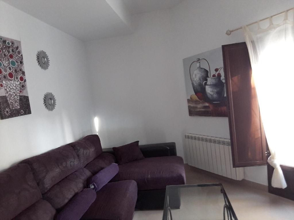 A seating area at Apartamentos Sol de Mayo