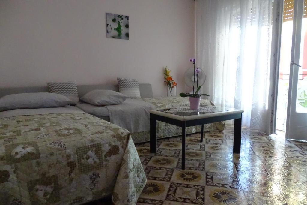 Posteľ alebo postele v izbe v ubytovaní Apartment Parenzana Bibali 65 A 52460-Buje