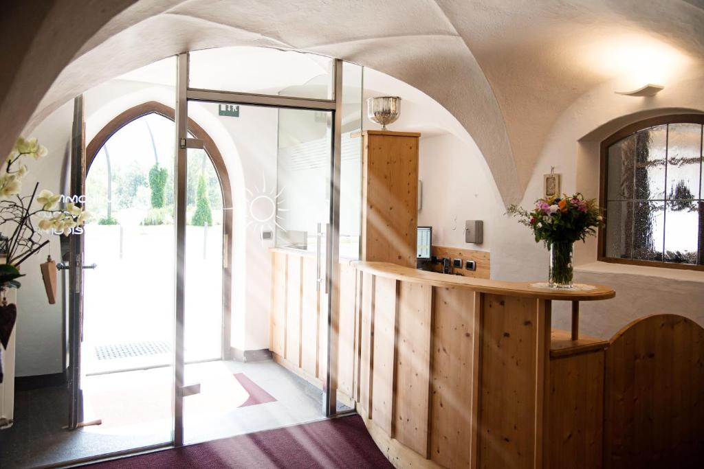 Kuchyň nebo kuchyňský kout v ubytování Active Hotel Sonne