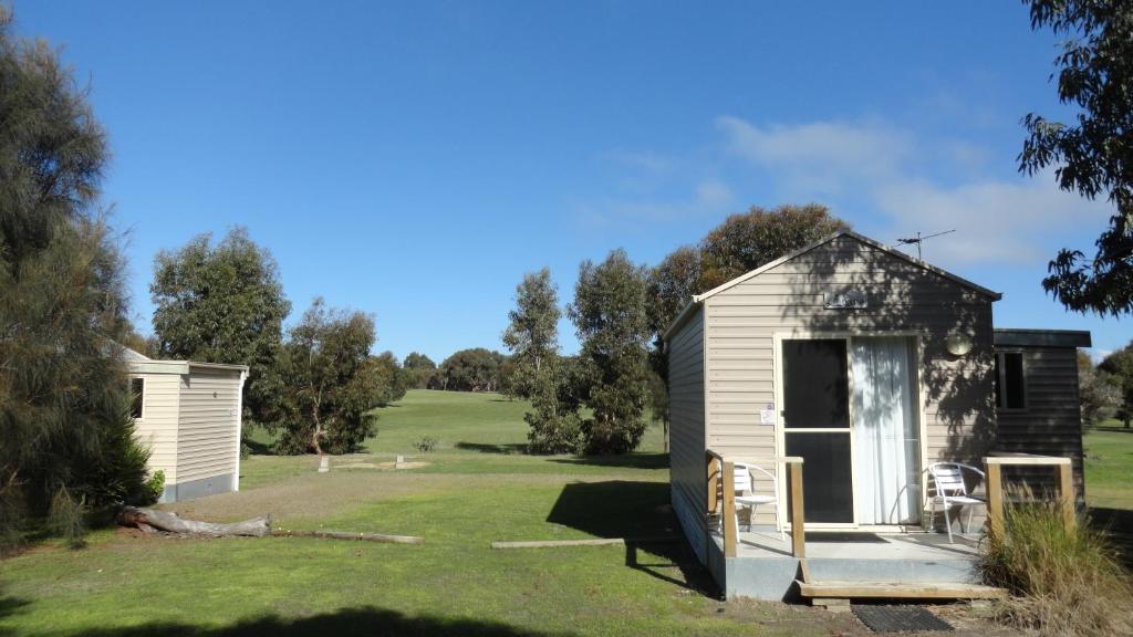 Jardín al aire libre en Kangaroo Island Cabins