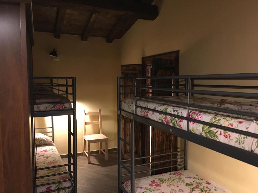 Postel nebo postele na pokoji v ubytování Alloggio del Grand Tour