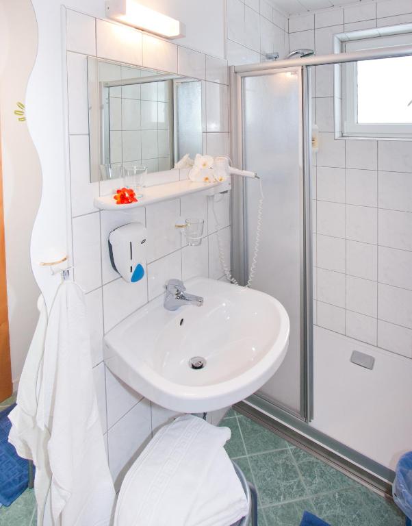 Kúpeľňa v ubytovaní Gasthof Spengerwirt