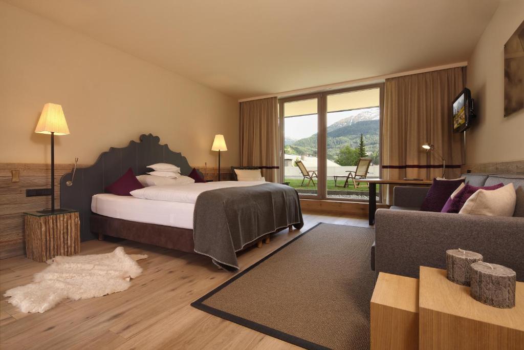 Posteľ alebo postele v izbe v ubytovaní Bergland Design- und Wellnesshotel