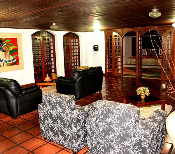 Posezení v ubytování Hotel Serra do Ouro