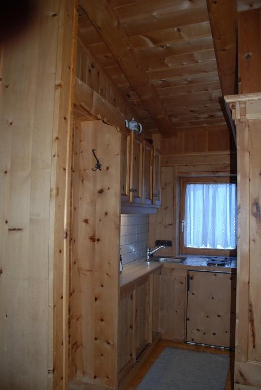 Kuchyň nebo kuchyňský kout v ubytování Appartement Seebacher