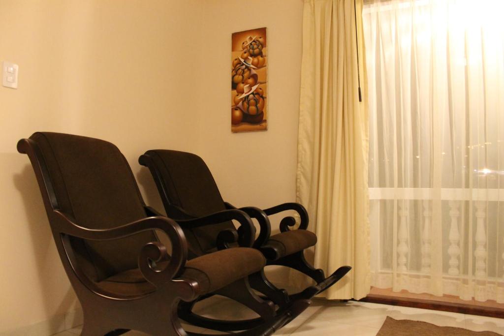 Posezení v ubytování La Quinta San Andrés