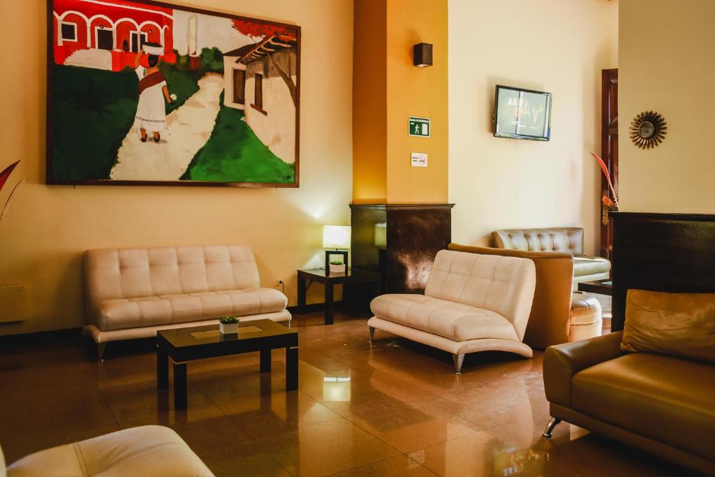 Posezení v ubytování Hotel Plaza Mirador