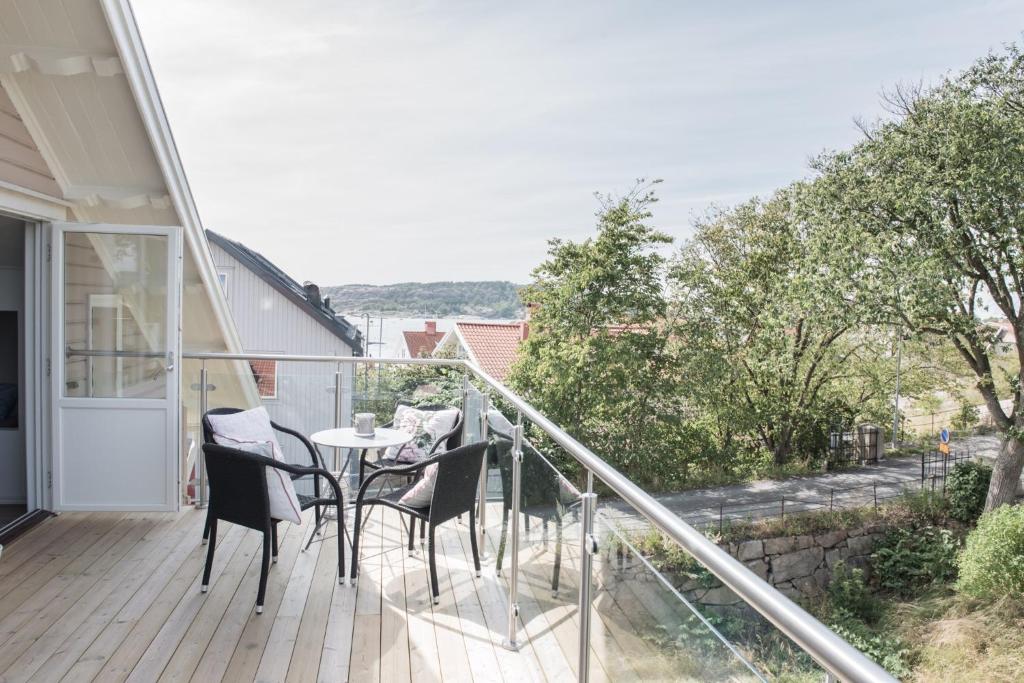 Balkón nebo terasa v ubytování Villa Evalotta