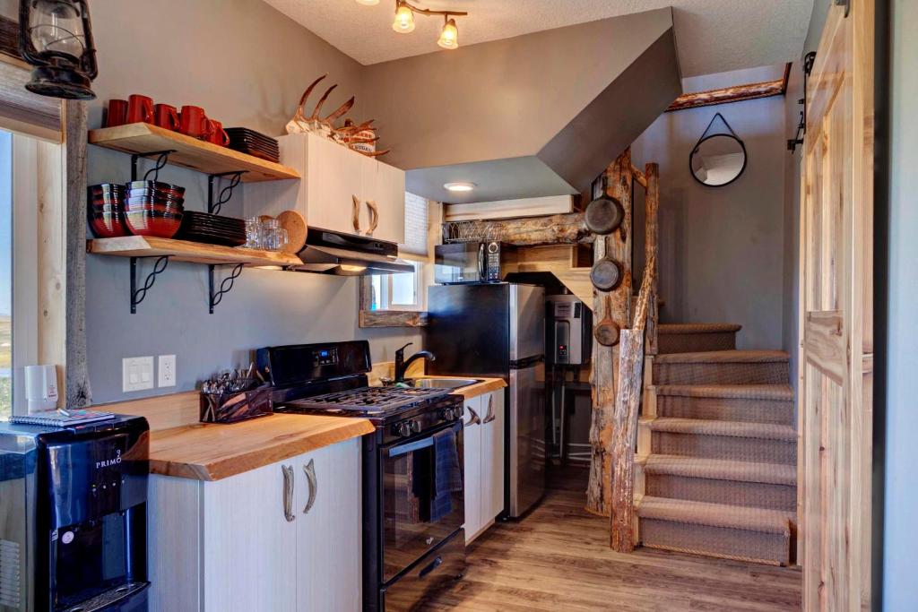 Cucina o angolo cottura di Mountain Haven Cabins