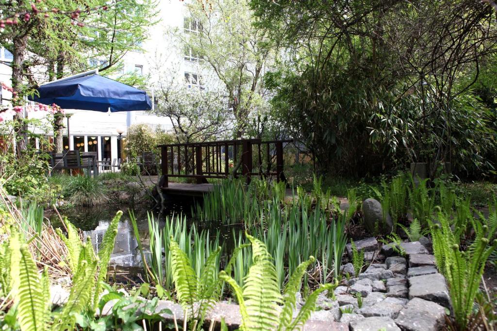 Zahrada ubytování Hotel Grenzfall