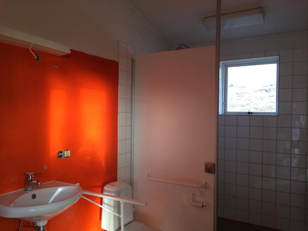 Vannituba majutusasutuses Helgafell Hostel