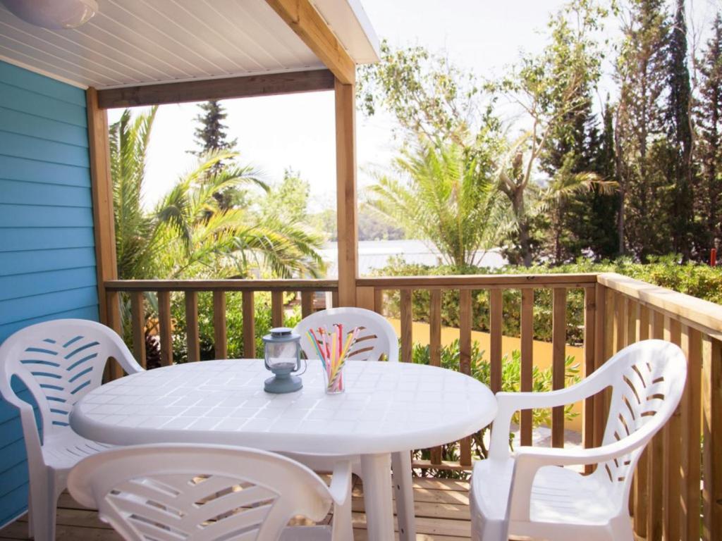 Balkón nebo terasa v ubytování Camping Sènia Tucan