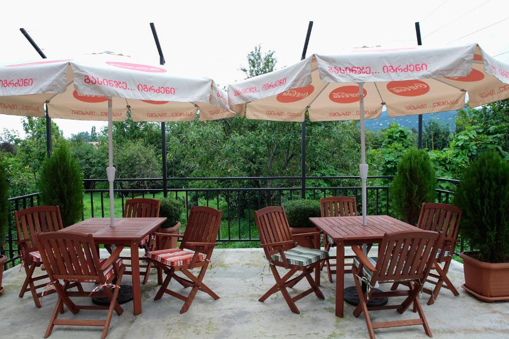 Balkón nebo terasa v ubytování Hotel Botanica