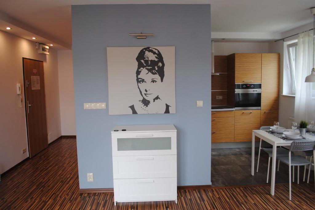 Kuchyň nebo kuchyňský kout v ubytování MT Apartments