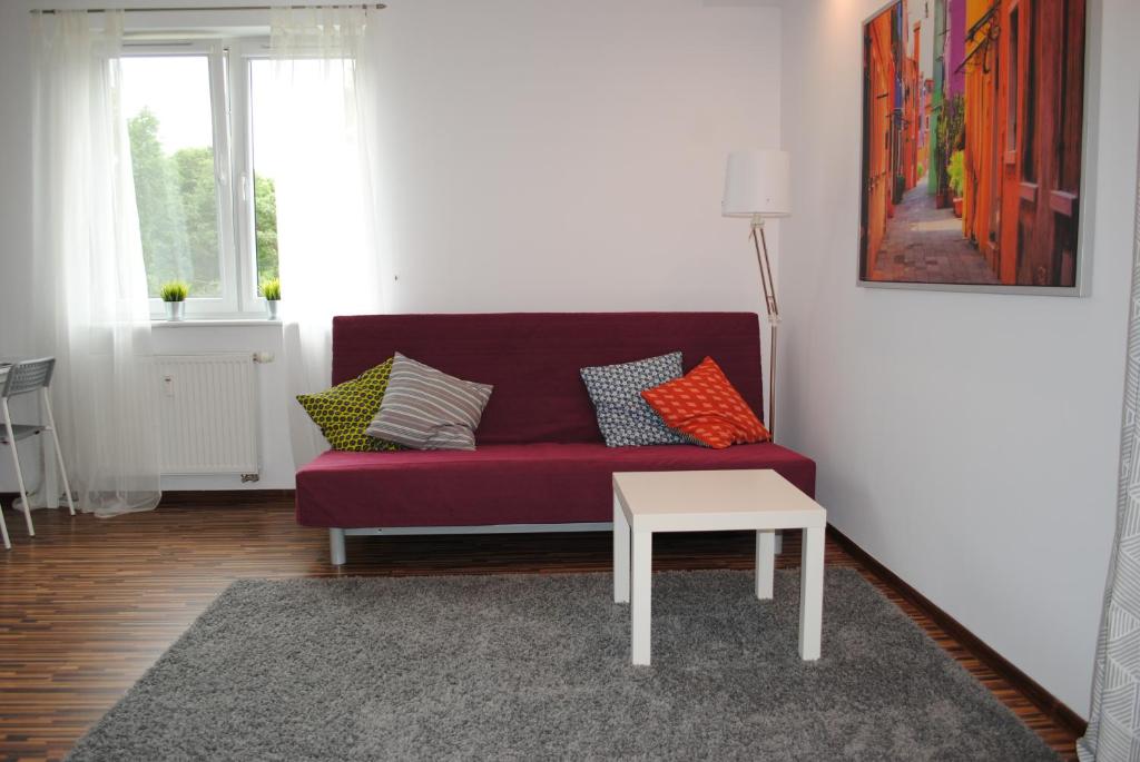 Posezení v ubytování MT Apartments