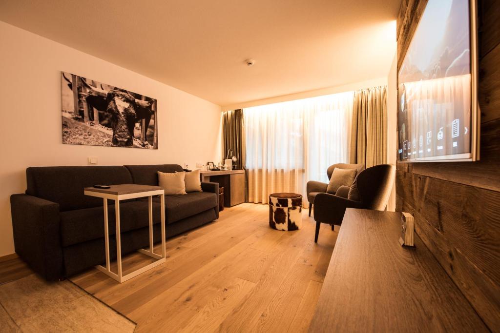 Posezení v ubytování Hotel Daniela