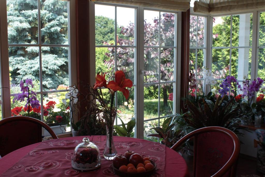 Zahrada ubytování Homestay Svatá