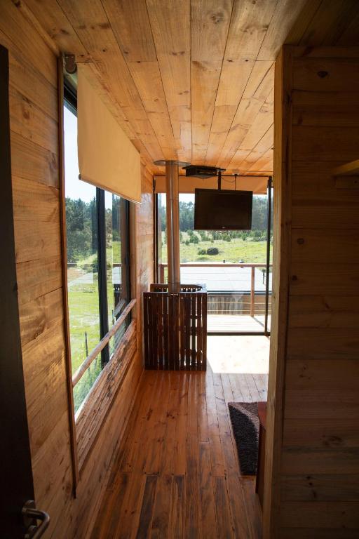 Balkón nebo terasa v ubytování Lodge KARKÚ