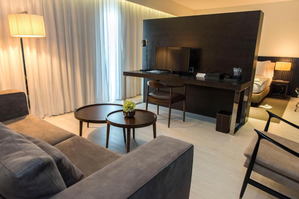 Posezení v ubytování Hotel Pérola