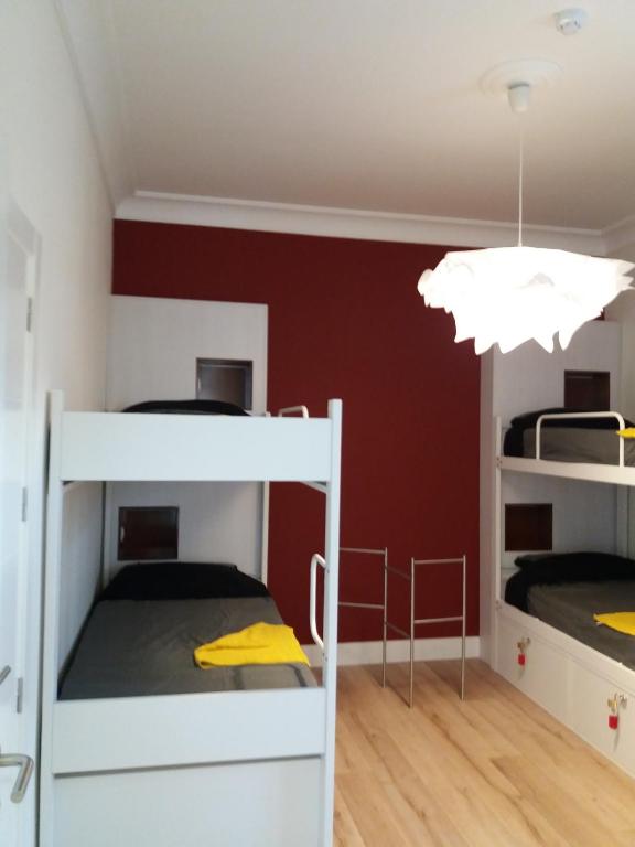 Postel nebo postele na pokoji v ubytování Albergue Gran Canaria