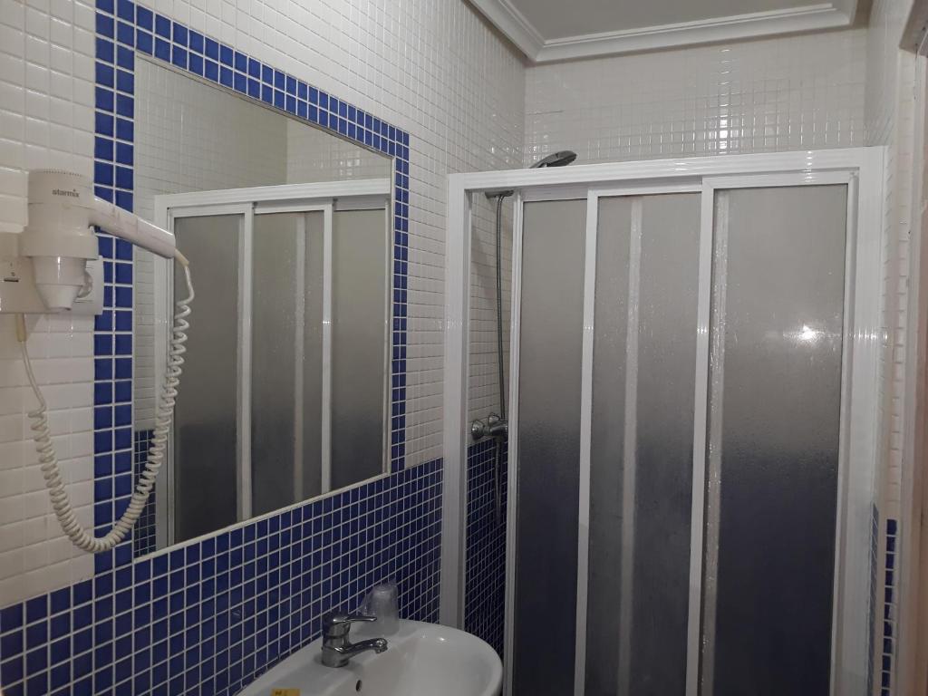 Kúpeľňa v ubytovaní Pensión Martín