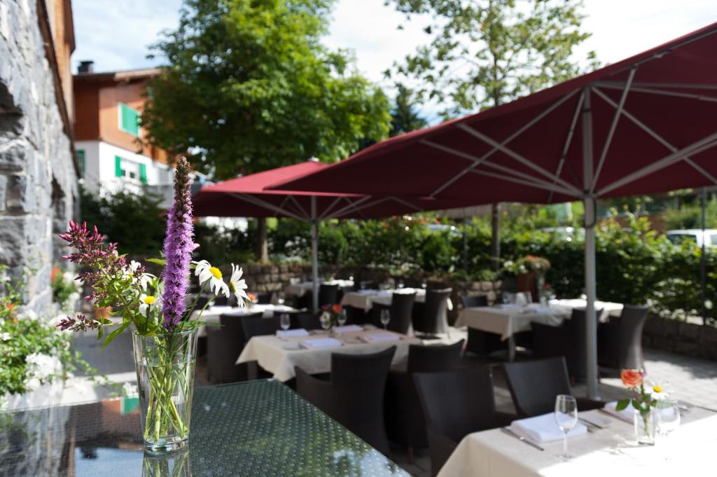 Restaurace v ubytování Hotel Krone Langenegg