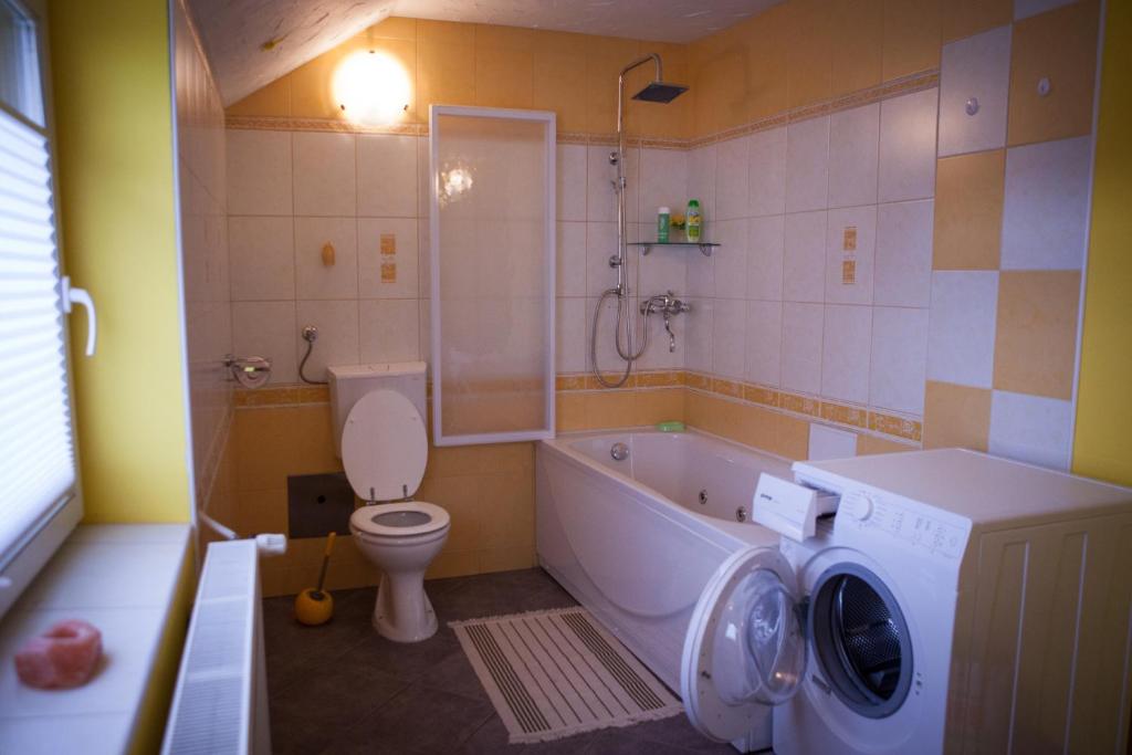 Koupelna v ubytování Zajček Apartma