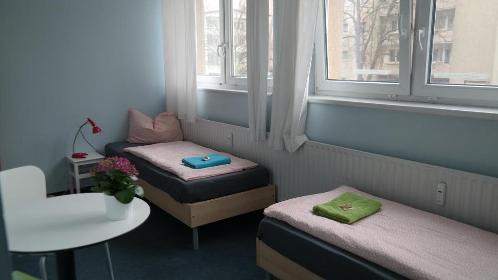 Postel nebo postele na pokoji v ubytování Hostel Inn-Berlin