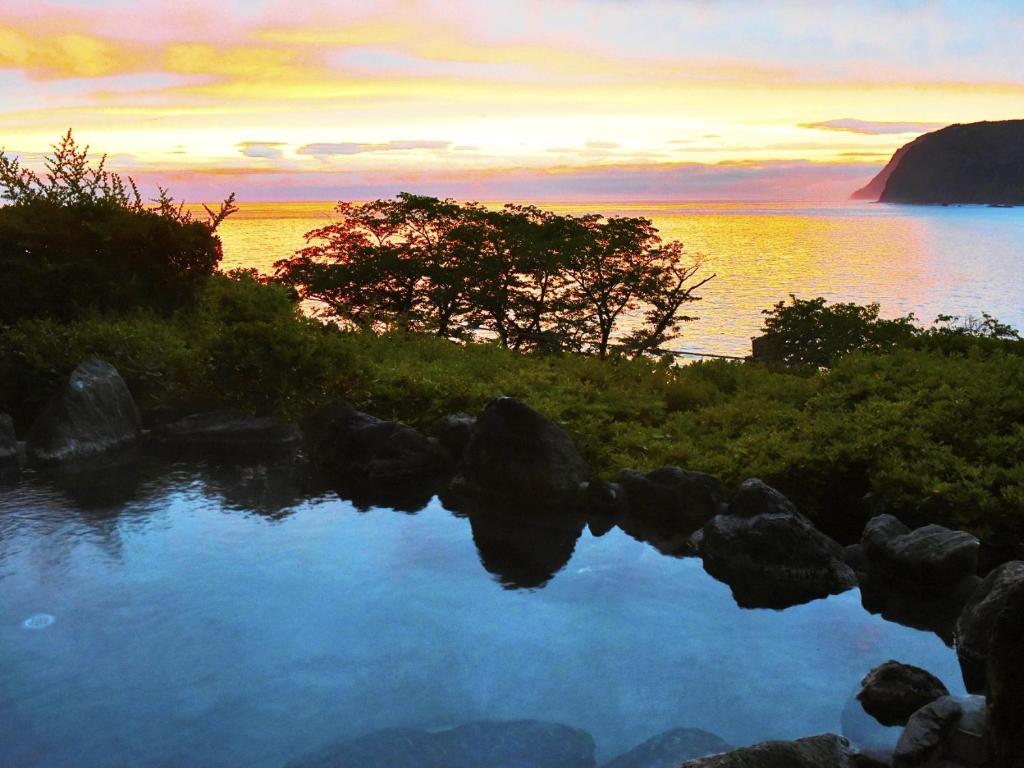 Paesaggio naturale nelle vicinanze del ryokan
