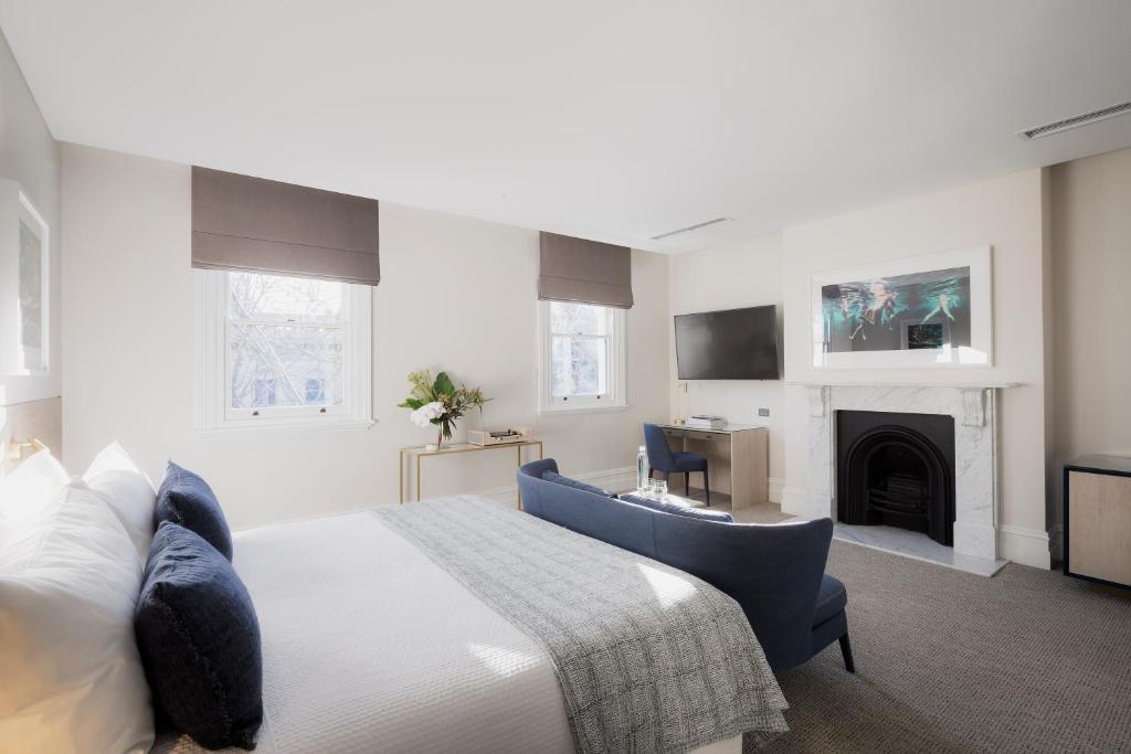 Postel nebo postele na pokoji v ubytování Spicers Potts Point
