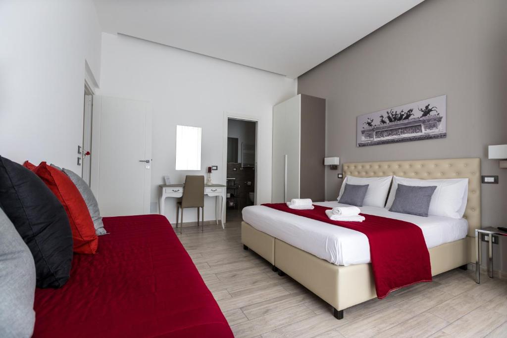 Posteľ alebo postele v izbe v ubytovaní Casantò guest home