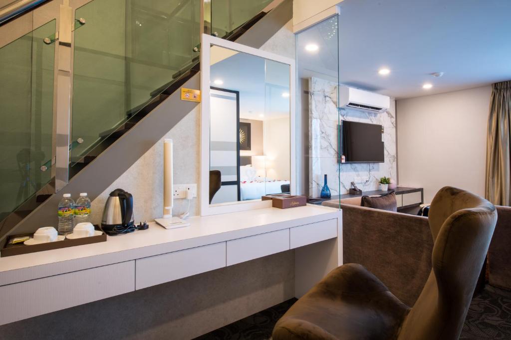 Posezení v ubytování Asiatic Hotel