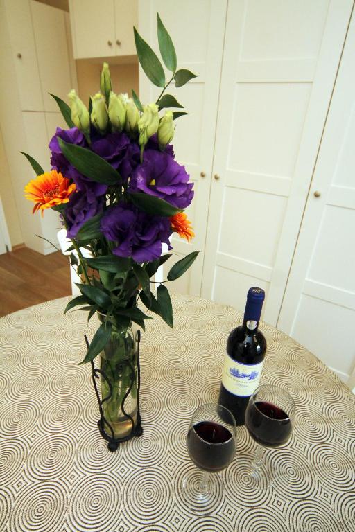 Nápoje v ubytovaní Orchidea Apartman Eger