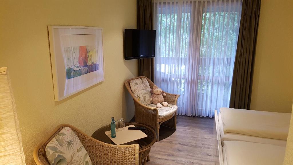 Posezení v ubytování Schneiderlein Hotel