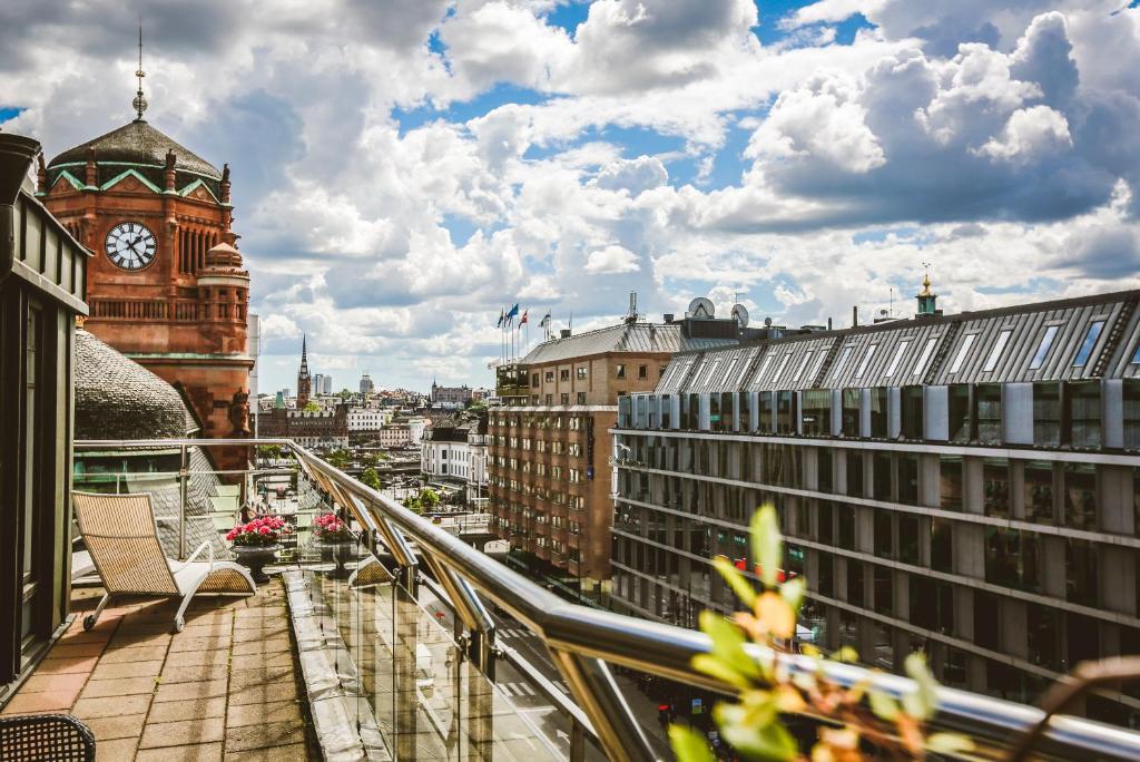 Balkón nebo terasa v ubytování Freys Hotel