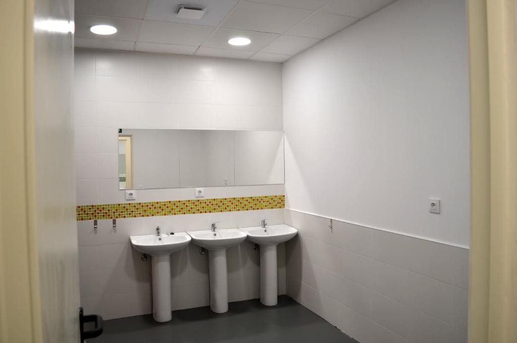 Koupelna v ubytování Hostel Allegro