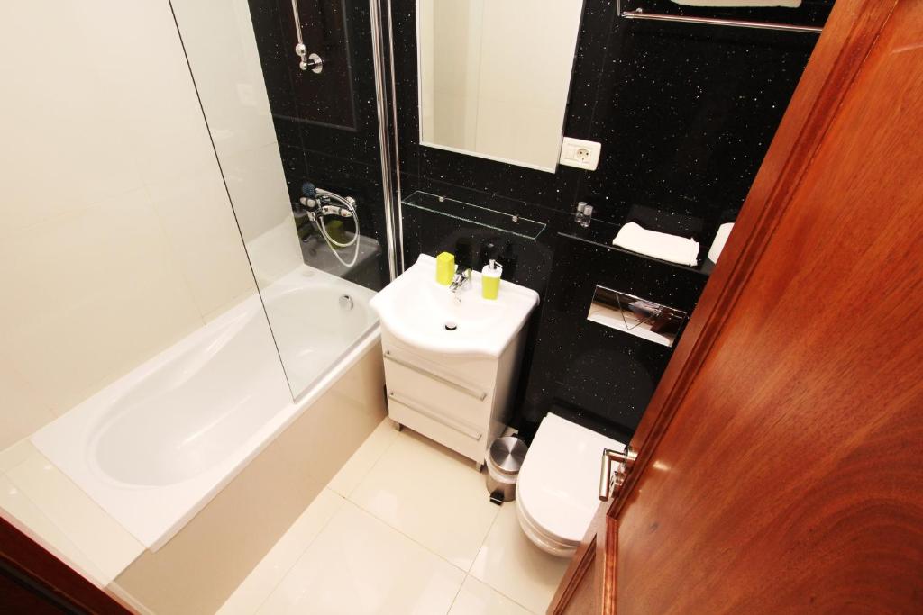 Kúpeľňa v ubytovaní Villa Kampanel