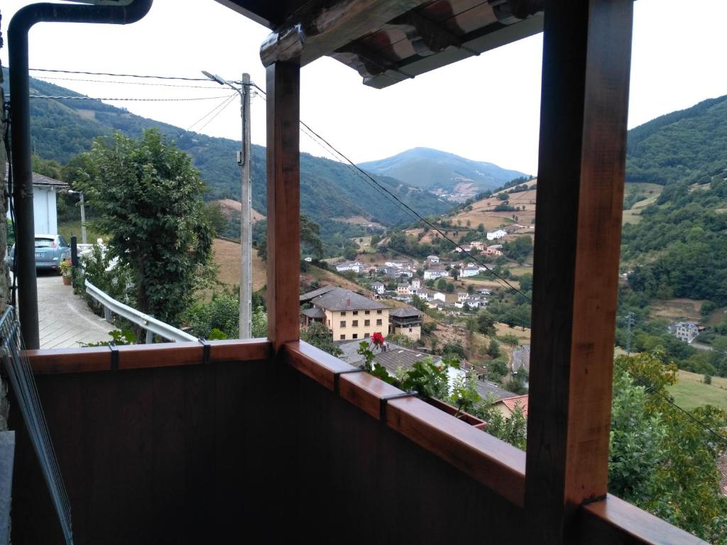 a view from the balcony of a house at Apartamentos Rurales Casa Cachon in Santa Eulalia de Cueras