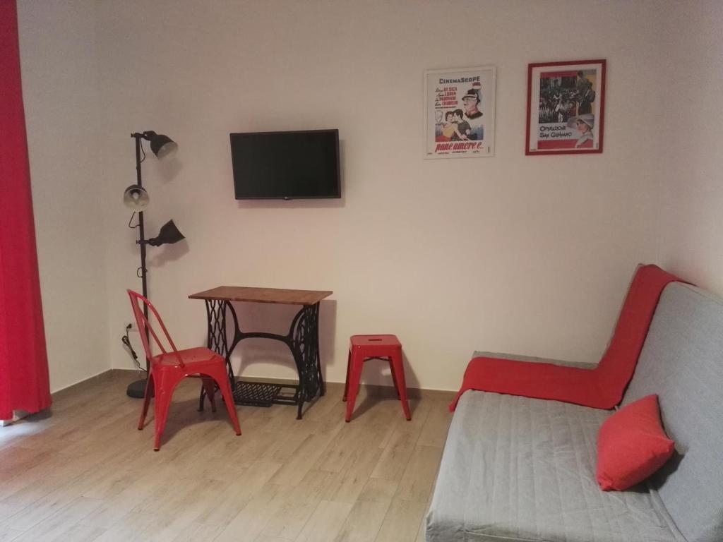 Posezení v ubytování Napoli Boulevard B&B