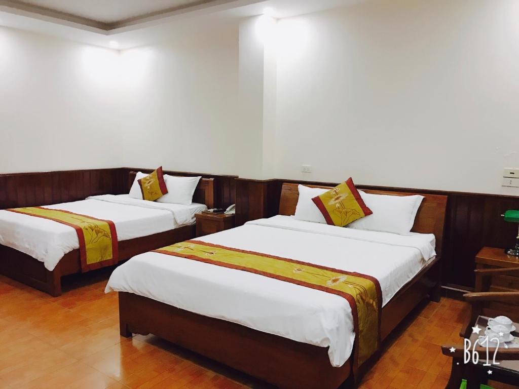 Binh Minh Hotel - Chambre Queen Standard Avec Deux Lits Queen