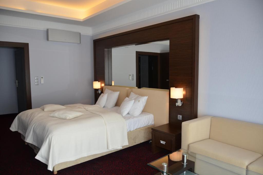 Krevet ili kreveti u jedinici u okviru objekta Hotel Falko
