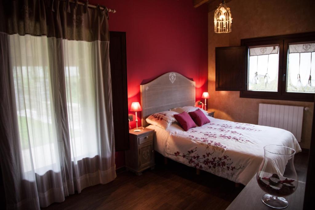 Posteľ alebo postele v izbe v ubytovaní Casa Rural el Ribero I